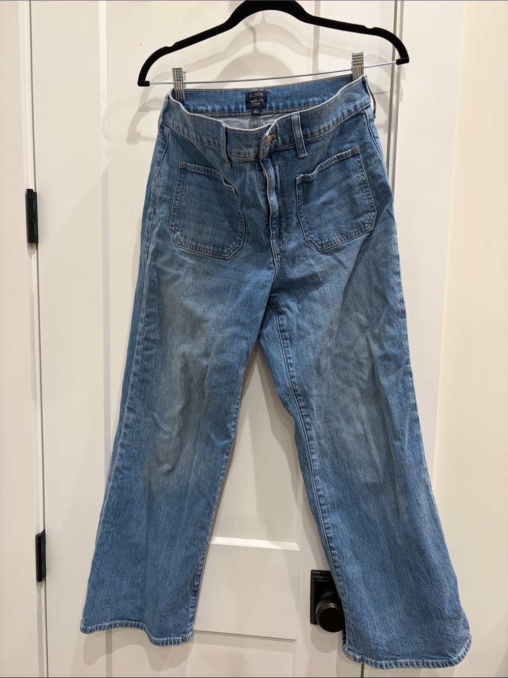 J. Crew Light Blue Wide-Leg Jeans